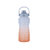 大容量水杯女生高颜值tritan吸管杯子便携夏季塑料运动大水壶(蓝橙渐变（送3D贴）)第4张高清大图