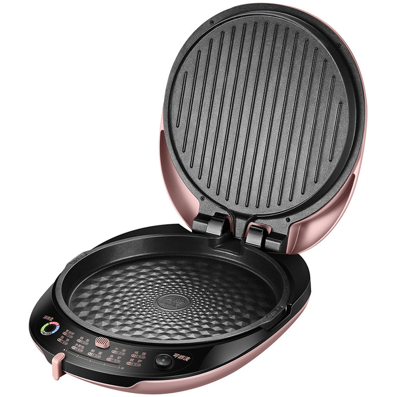 苏泊尔suporjd30r7130cm煎烤机可拆洗深烤盘系列玫瑰金