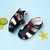 abckids男童鞋 2018夏季新款宝宝软底凉鞋儿童透气休闲学步鞋包头(25 灰色/白)第4张高清大图