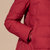 鸭鸭冬装新款 可脱卸貉子毛领斗蓬式拼接羽绒服女短款女装B-2469(红色 170)第5张高清大图