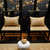 中式红木椅子坐垫防滑圈椅餐椅太师椅茶椅垫实木家具座椅垫子定制(黄色（祥云椅垫+抱枕）)第2张高清大图