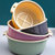 双层镂空水果盆塑料洗菜篮家用加厚厨房水果篮大号创意客厅水果盘(北欧米（沥水篮） （16cm*8cm）小号)第4张高清大图