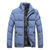 传奇保冬季上衣青年韩版短款潮流帅气加厚男士外套M-4XL8228(蓝色 XXXL)第2张高清大图