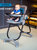 teknum宝宝餐椅可折叠多用途便携式儿童婴儿椅子饭桌吃饭餐桌座椅(墨绿色【PU坐垫尊享版】 默认版本)第2张高清大图