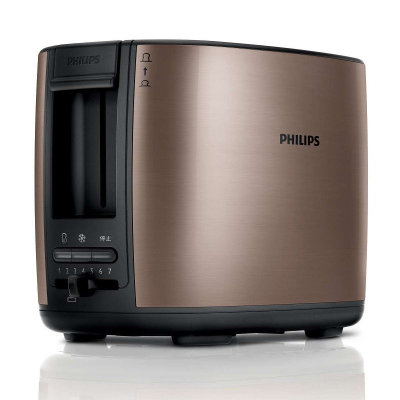 飞利浦(Philips) HD2658/70 土豪金 家用 全自动烤面包机