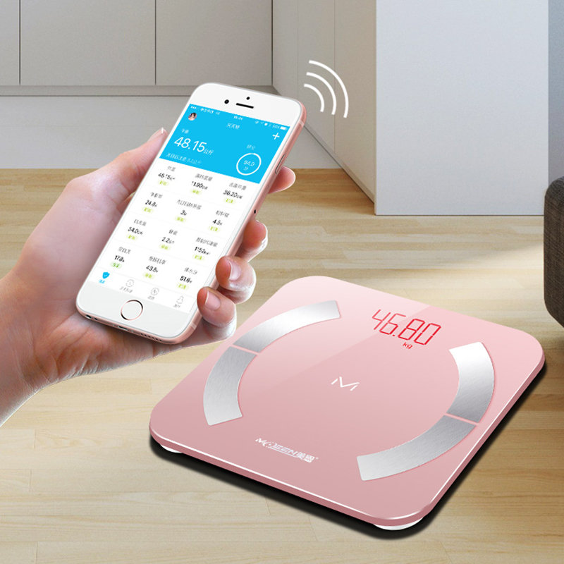 美恩moeen79项智能体脂秤充电式电子称脂肪秤me8006随机默认