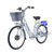 喜德盛（xds） 电动自行车灵动9号休闲代步24寸轮径48v锂电池电单车助力TDH23Z电动车(银色 单速)第3张高清大图