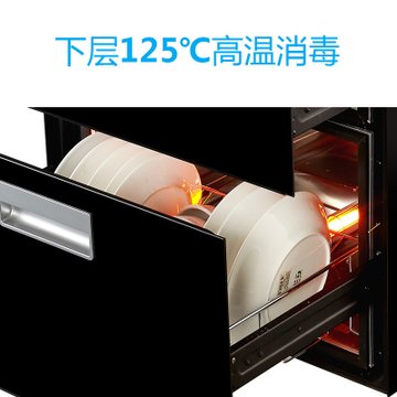 康宝（canbo)RTD108Q-N1家用嵌入式消毒柜 消毒碗柜（高温系列，2星标准，分层控制，90升）