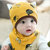 春秋季新生儿帽子胎帽婴儿帽子0-3-6-12个月小孩男女童宝宝棉帽冬(蓝色)第4张高清大图