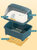 装碗筷收纳箱沥水碗架碗碟收纳盒厨房置物架收纳架放碗箱台面碗柜(特大号【超大容量沥水抽屉式】缤纷蓝)第2张高清大图