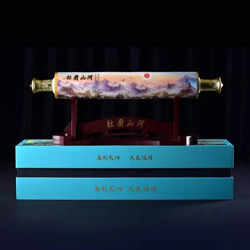 纳尔松60度壮丽山河原浆518ml2卷轴白酒一盒两瓶装