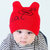 milkyfriends可爱宝宝胎帽春秋冬男女儿童帽卡通小猫套头帽婴儿帽(蓝色 均码0-12个月（45-50CM）)第3张高清大图