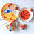 INDRA泰国进口篮球小子卡通儿童陶瓷餐具可爱碗盘水杯釉下彩礼盒装(篮球小子碗)第4张高清大图