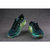 Nike耐克新款飞线男鞋跑鞋黑绿编织网面休闲运动鞋透气气垫跑步鞋训练鞋慢跑鞋(620469-013 黑绿 45)第3张高清大图