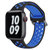 新款适用于苹果watch运动手表表带双色硅胶透气38/40/41/42/44/45通用表带(粉＋七彩 38/40/41MM通用)第4张高清大图