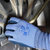 顶牛 轮胎橡胶发泡手套 12双/袋 劳保防护工地搬运工业手套XJ001(蓝色（男款） 12双/袋)第4张高清大图
