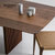 北欧简约家用餐桌椅大小户型全实木书桌 橡木桌子现代长方形工作台(橡木烟熏色200x90x75)第4张高清大图