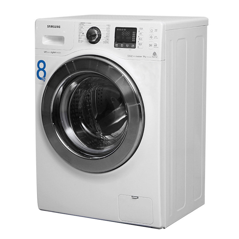 三星(samsung) wf1802xec/xsc 8公斤 变频节能滚筒洗衣机(白色) 泡泡