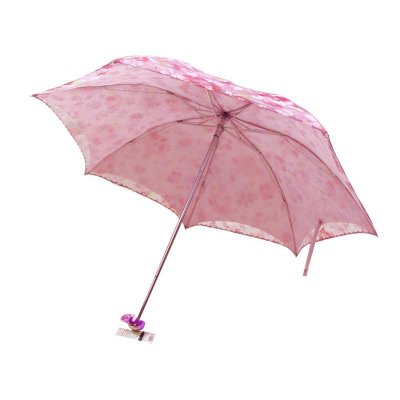 天堂锦绣花园377E三折超轻超强双层防晒晴雨伞（紫色）（带伞包）