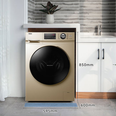 海尔10kg/9kg公斤滚筒洗衣机洗烘干一体全自动家用变频空气洗(G100108HB12G10公斤变频)