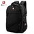 瑞士军刀双肩包男女背包电脑包书包旅行包SA006升级版(黑色 17寸加大版)第4张高清大图