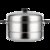28/30CM优质不锈钢2层3层磁炉通用锅具带蒸笼蒸屉火锅煲汤锅蒸锅(NOKA-21165-28CM 默认)第5张高清大图