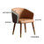 意式餐椅现代简约餐厅设计师家用洽谈椅子轻奢网红靠背凳实木围椅(默认 默认)第4张高清大图