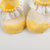 丽婴房 2双装新生儿袜子女宝宝花边袜子婴儿袜婴儿配饰A2B1200302(0-3个月 粉红+黄色)第4张高清大图