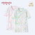 小米米minimoto男女宝宝棉睡衣浴袍睡裙(粉红 0-6个月)第4张高清大图
