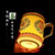景德镇陶瓷茶杯带盖陶瓷水杯青花瓷器会议礼品办公杯子八友(福寿 其他)第4张高清大图