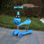 好贝乐儿童滑板车四轮小孩滑板车2岁宝宝踏板车玩具12岁小孩滑滑车(蓝色三合一)第3张高清大图