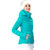 RUNNINGRIVER奔流女式防水透气保暖修身珠棉加厚双板滑雪服D8162(L/40 567#荧光绿色（常规版）)第2张高清大图