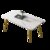 新飓岩板轻奢餐桌现代简约家用小户型长方形经济型北欧餐桌椅组合饭桌办公桌(1.6米岩板餐桌)第6张高清大图
