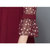 VEGININA 新款雪纺印花围巾领韩版显瘦七分袖连衣裙 9472(黑色 3XL)第5张高清大图