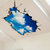 3D立体墙贴天花板壁纸自粘装饰卧室个性房顶寝室宿舍墙纸海报创意(20.3D海龟群)第4张高清大图