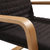 顾家家居曲木躺椅创意软垫布艺躺椅客厅家具椅 简约任意变换XJ(深咖啡色)第4张高清大图