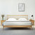 恒兴达 榉木全实木床1.8米双人床现代轻奢风格日式温莎原木床大床1.5米 木蜡油(1.5*2米框架款 床+床垫)第2张高清大图