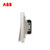 ABB开关插座面板无框轩致系列雅典白墙壁86型开关面板三开单控三联单控三位单控开关 16A AF123第4张高清大图