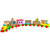 儿童EVA非木制积木火车宝宝益智早拼装幼儿园玩具DIY动手拼装车第3张高清大图