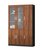 巢湖新雅 XY-A016 办公家具现代简约组合书柜木质文件柜（多色可选）(多色可选 铝合金左三门)第3张高清大图