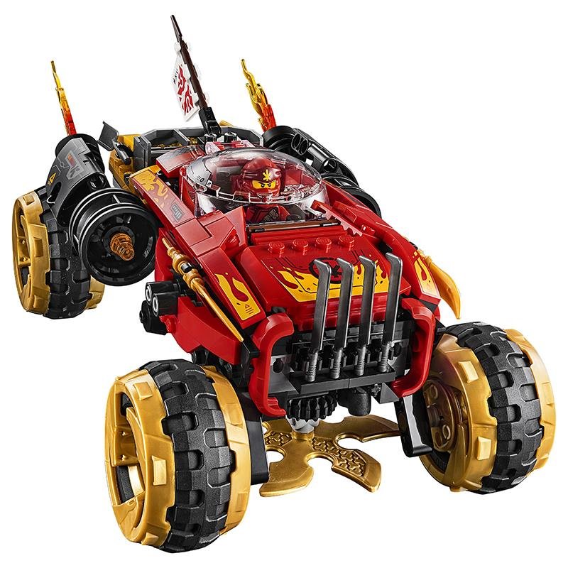 lego乐高幻影忍者系列70675凯的沙漠地形勘探车拼插积木玩具