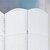 【京好】折叠屏风 现代简约环保实木隔断玄关 创意酒店办公室家居G157（4片起售）(白色一片 每片高170宽40)第3张高清大图