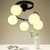 迪开尔创意个性灯具螺旋状咖啡厅餐饮酒吧台黑色铁艺客厅卧室灯(3个灯头)第2张高清大图