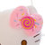 绒贝儿新款Hellokitty公仔凯蒂猫毛绒玩具抱枕冰激凌kt猫儿童礼物女(玫红 高30cm)第2张高清大图