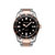 宝柏士（BLWRX）300米防水BL112223精工机械机芯男款手表(黑面银钉)第2张高清大图