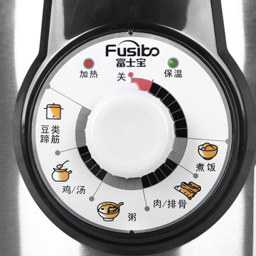 富士宝(FUSHIBO)机械式电压力煲YBD-511ST独特“碟式控压系统”，性能稳定，控压精准，寿命超长
