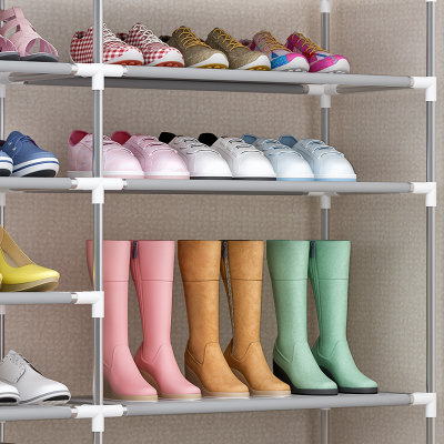 索尔诺简易鞋架 多层家用收纳鞋柜简约现代经济型组装防尘鞋架子