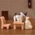 写实小猫创意微景观树脂工艺品卡通可爱小猫仿真动物多肉花盆造景第2张高清大图