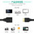 山泽/SAMZHE 01MN9 Mini HDMI转HDMI转接线 公对母延长线(0.3m)第3张高清大图