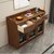 俊采云JCY-N3中式实木餐边柜餐厅茶水柜多功能碗橱厨房柜子（单位：个）(胡桃色)第4张高清大图